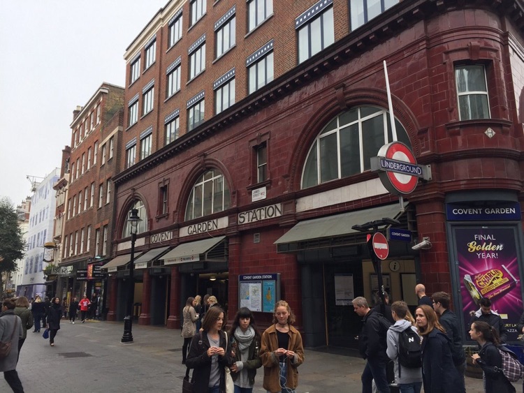 A photo of Covent Garden Station
