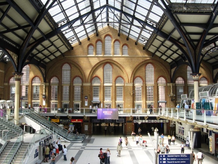 A photo of Liverpool Street Underground Station