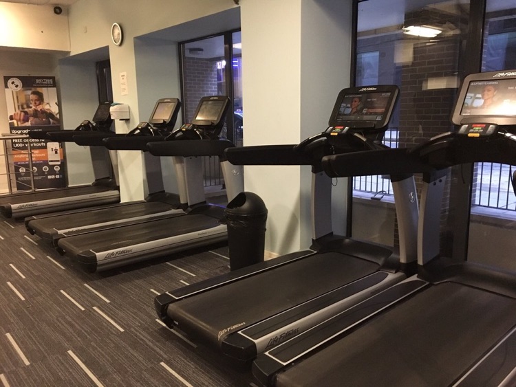 Treadmills on first floor