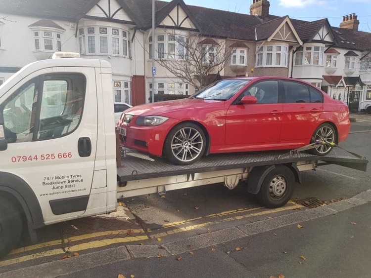 Bmw 3 series broken down Eastham