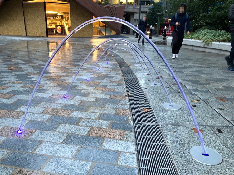 A photo of Aldgate Square