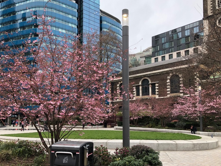 A photo of Aldgate Square