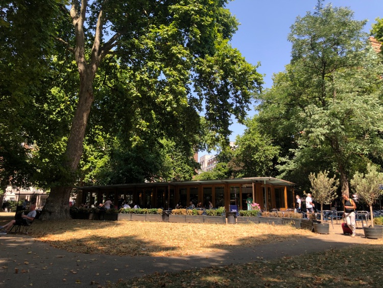 A photo of Russell Square Gardens
