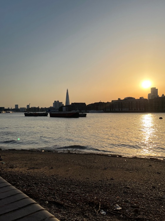 A photo of Rotherhithe Beach