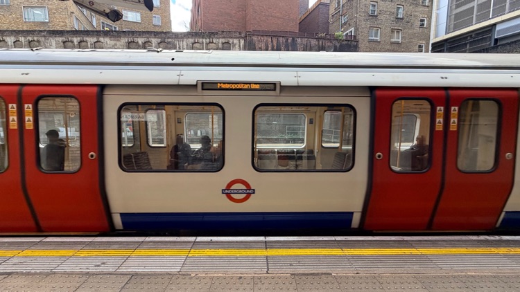 A photo of Barbican Station