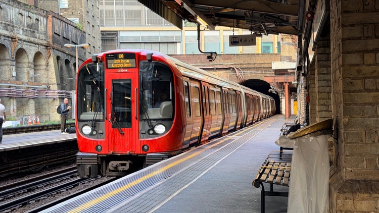 A photo of Barbican Station