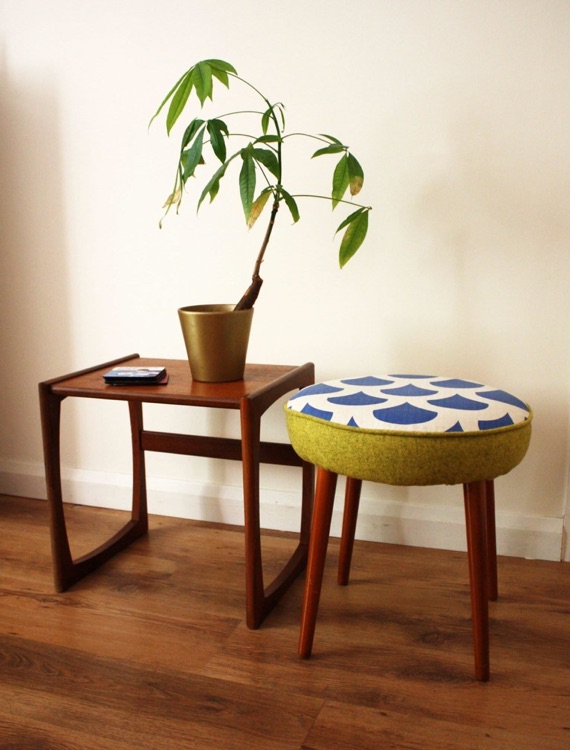 Re-covered stool