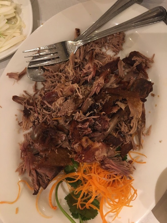 Dry Roasted Duck scraps