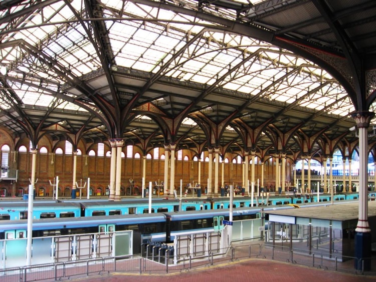 A photo of Liverpool Street Underground Station