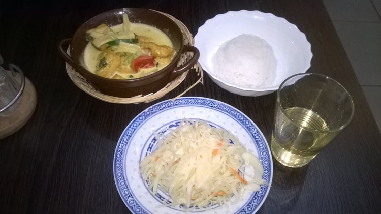 Tofu w żółtym curry