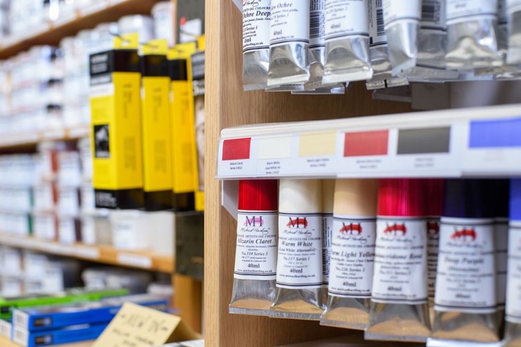 Full range of Michael Harding Oil Colours available at AP Fitzpatrick