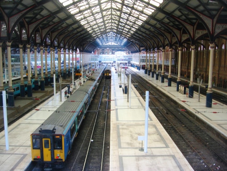 A photo of Liverpool Street Underground Station