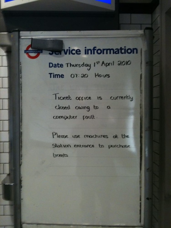 A photo of Borough Station