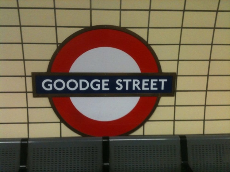 Goodge Street roundel